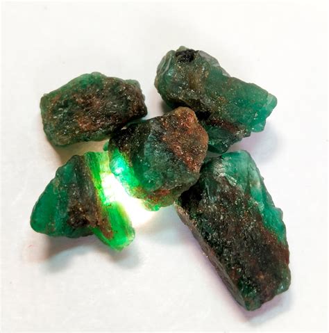 genuine emeralds.